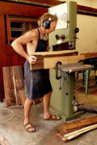 Marc Maingard Cutting Brazilian Backs and Sides